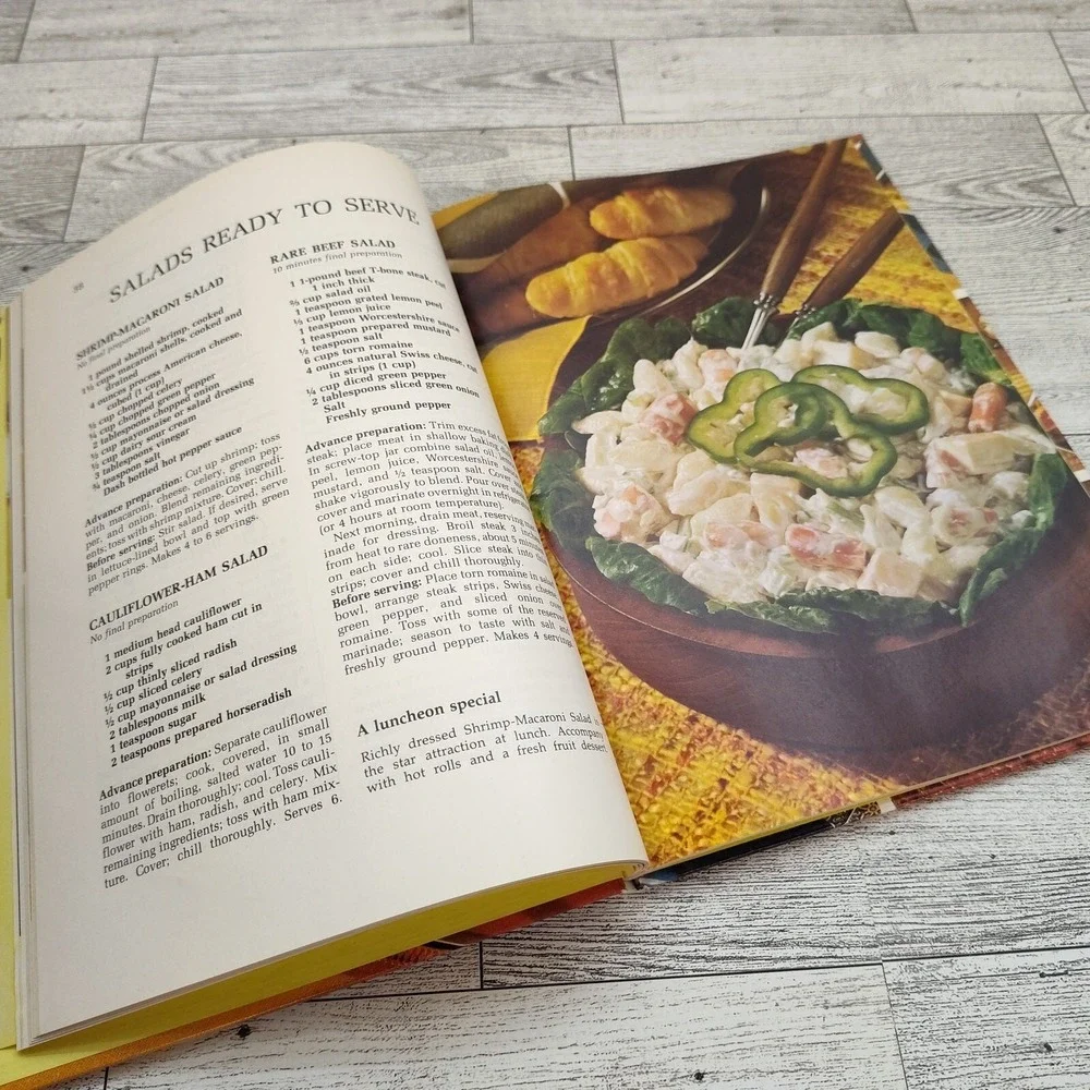 Make Ahead Cook Book Better‎ Homes Gardens 1971 Vintage Hardcover BHG Cookbook